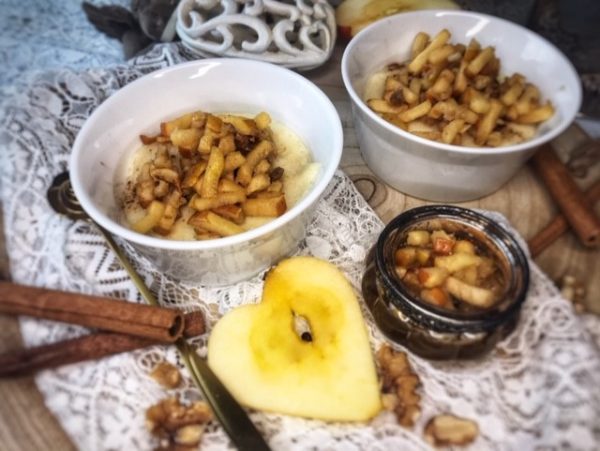 Apfel-Vanille-Grießbrei - Genusswerke