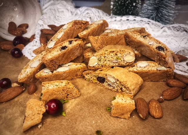 Cantuccini mit Cranberries und Pistazien - Genusswerke