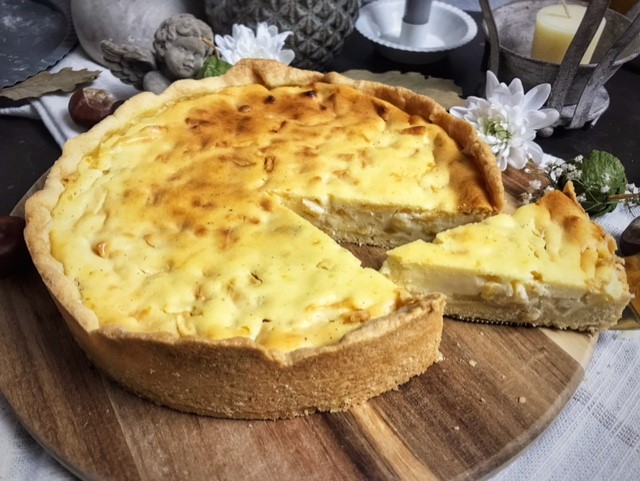 Käsekuchen mit Äpfeln - Genusswerke