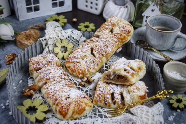 Apfel-Blätterteigtaschen - Genusswerke