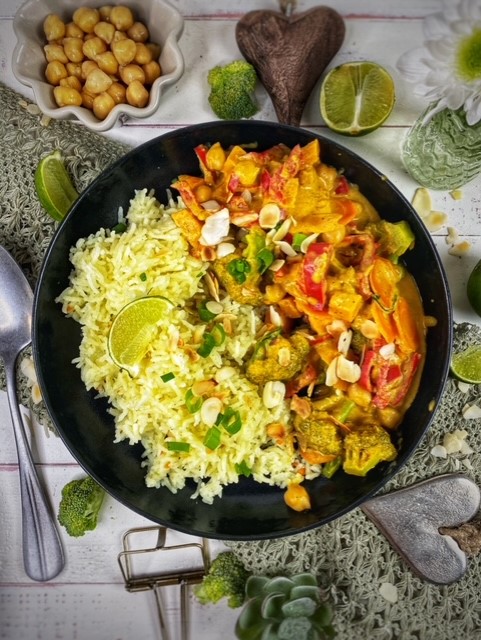Veganes indisches Curry mit Gemüse - Genusswerke