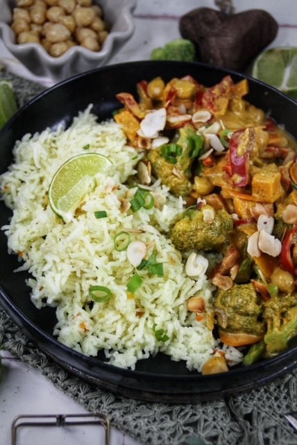 Veganes indisches Curry mit Gemüse - Genusswerke