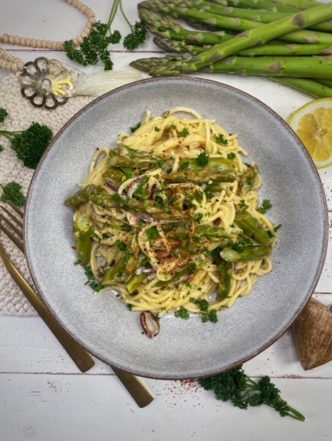 Pasta mit Spargel und Mascarpone - Genusswerke