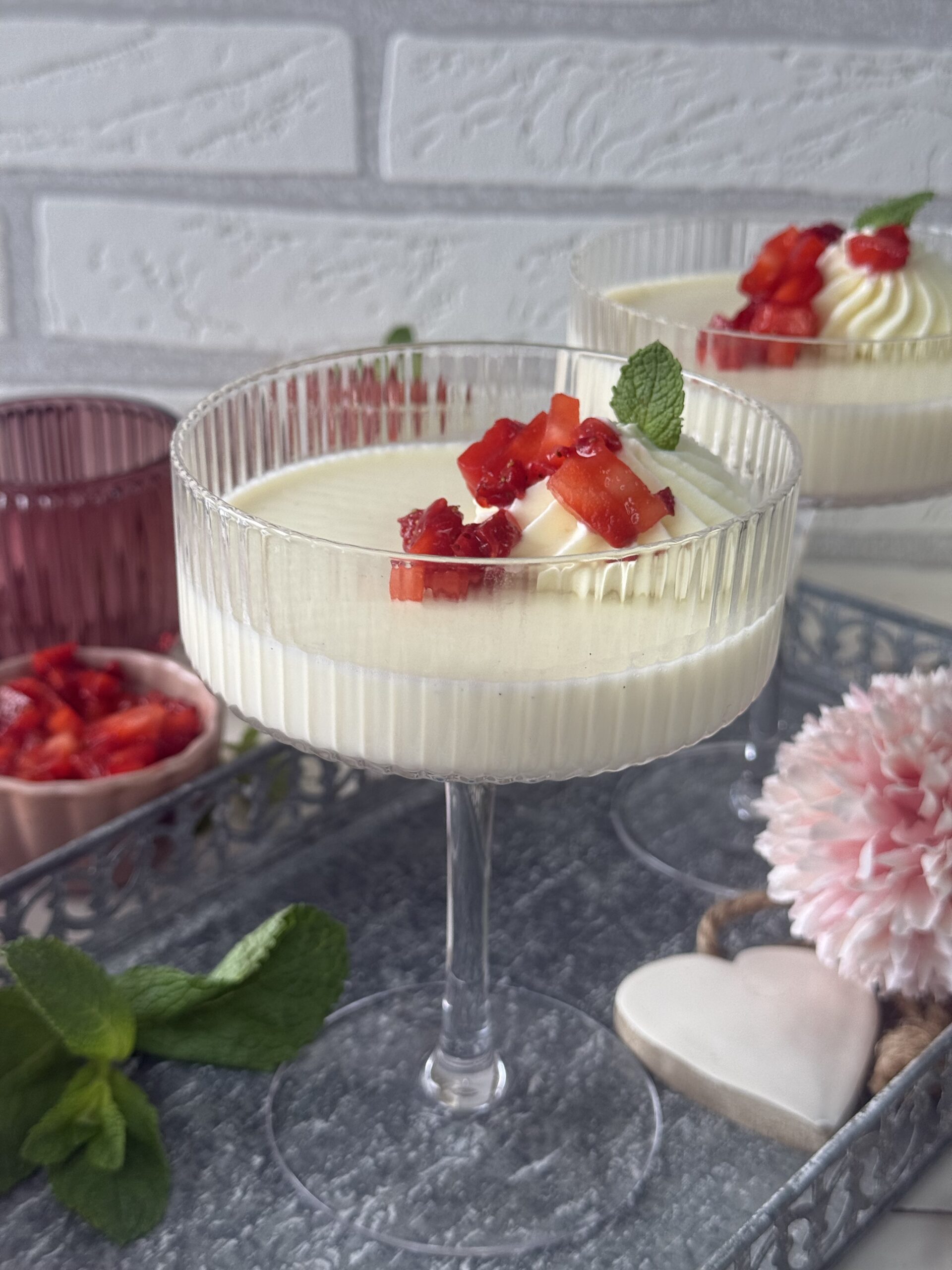 Holunderblüten Panna Cotta - Genusswerke Holunderblüten Panna Cotta - Genusswerke
