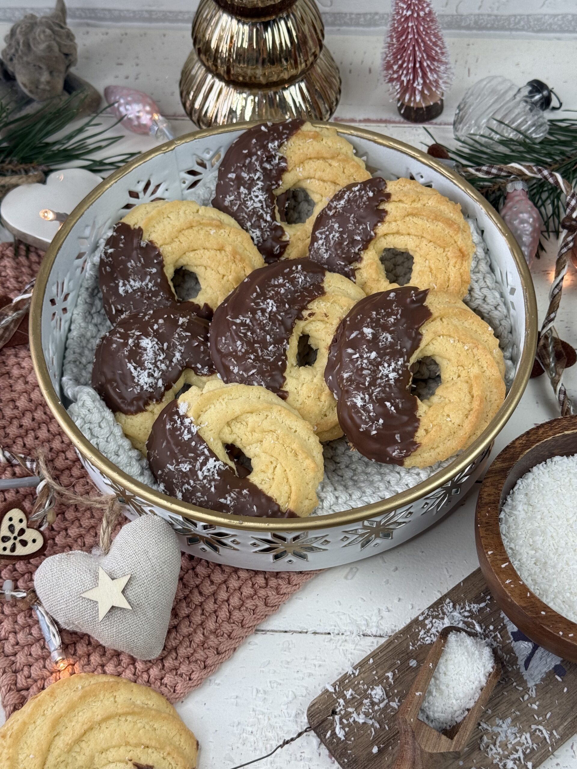 Kokos-Spritzgebäck - Genusswerke Kokos-Spritzgebäck - Genusswerke